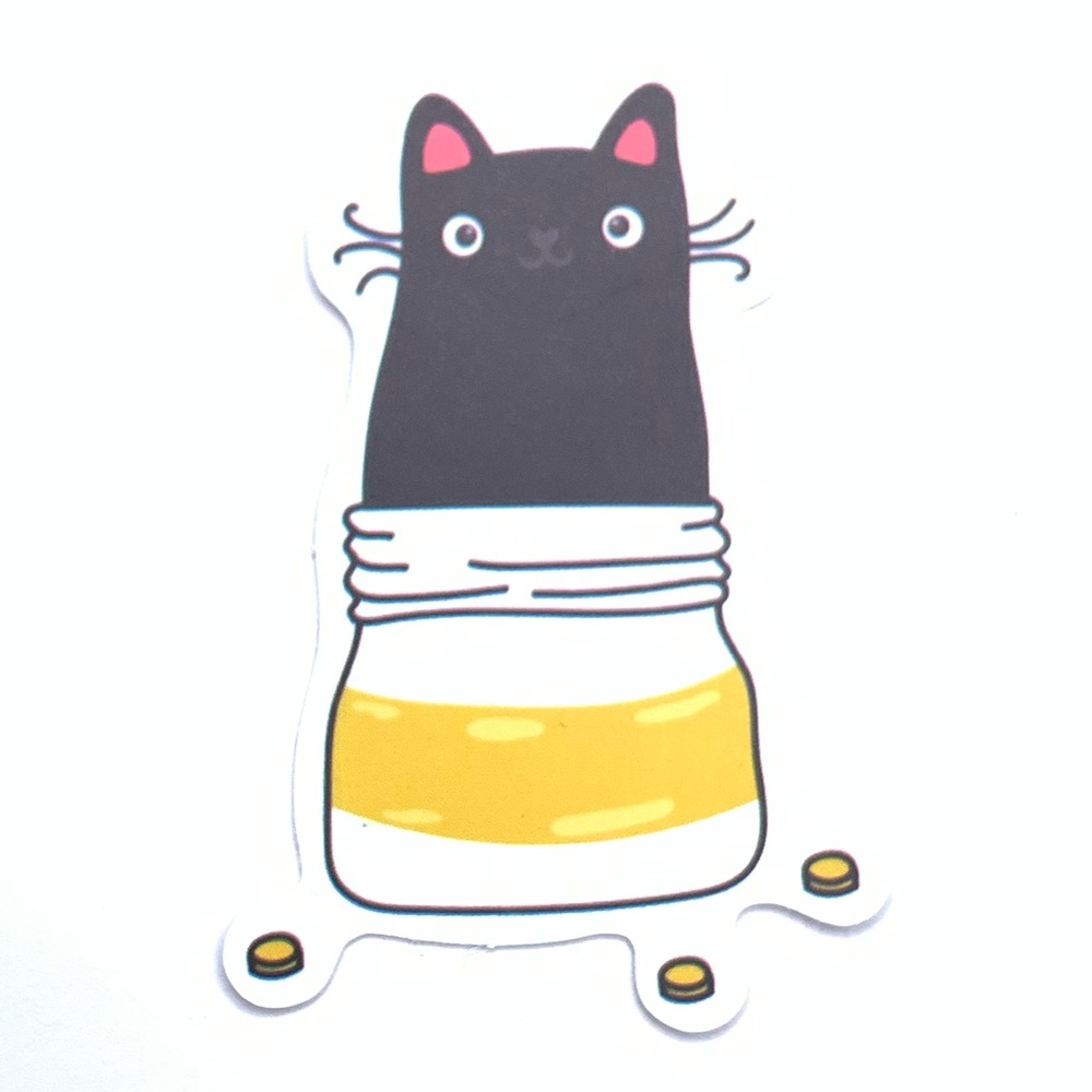 Cat Anti-Depressant Vinyl Sticker